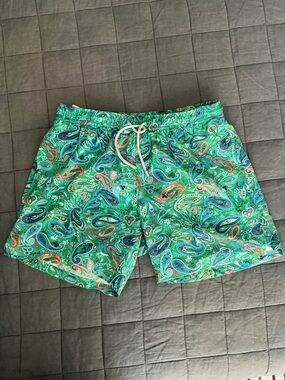 BLUEMINT - Men's Green Paisley Swim Shorts